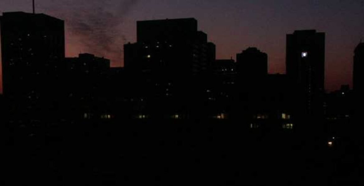 Dark out city in Nigeria