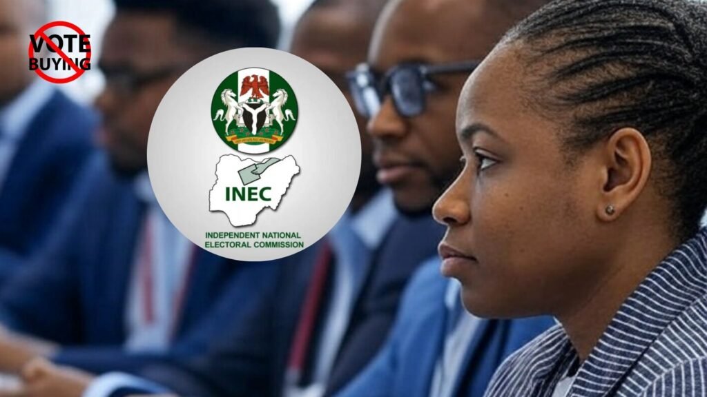 Serious government officials in a room
