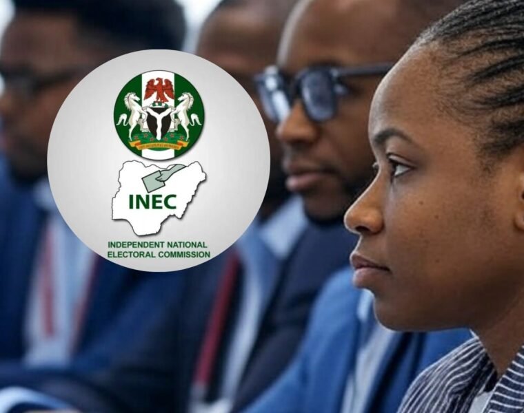 Serious government officials in a room