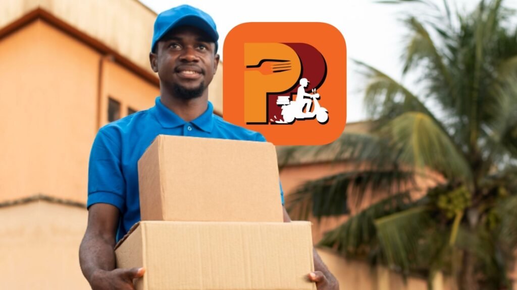 Man delivering packages
