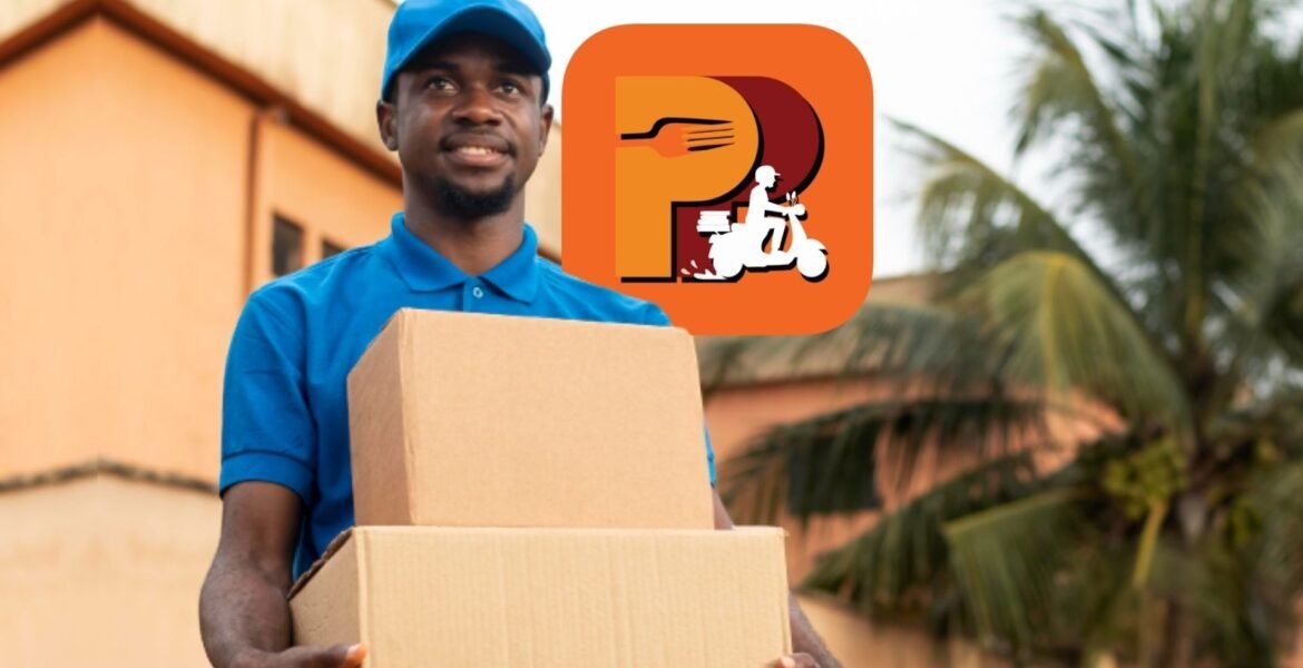 Man delivering packages