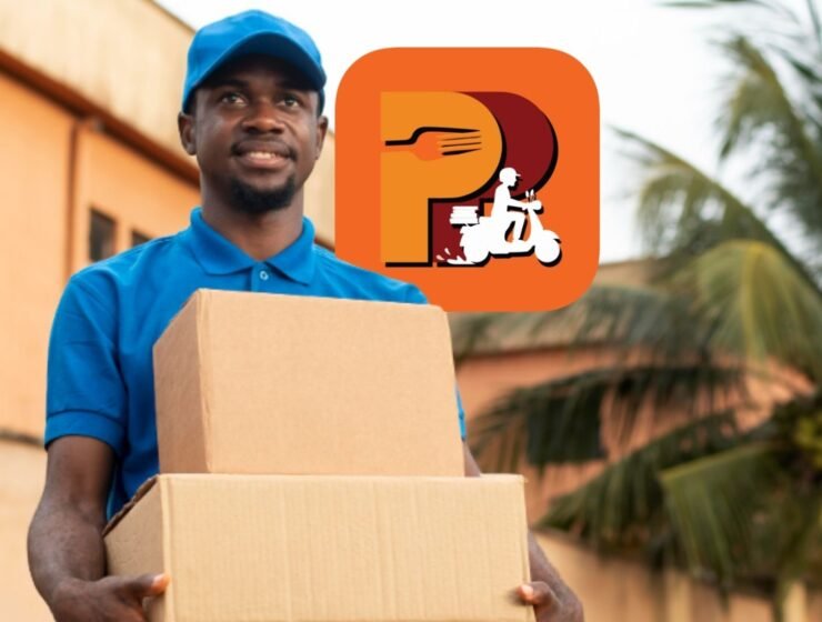 Man delivering packages