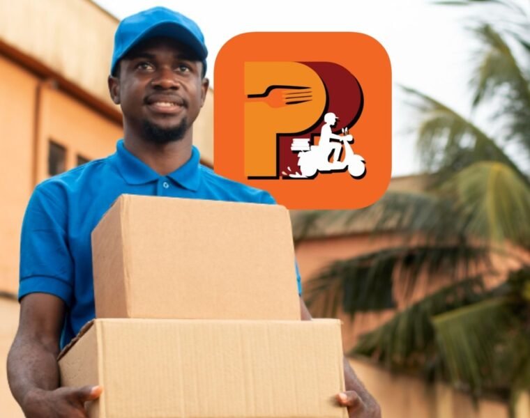 Man delivering packages