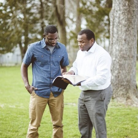Pastor with a congregate