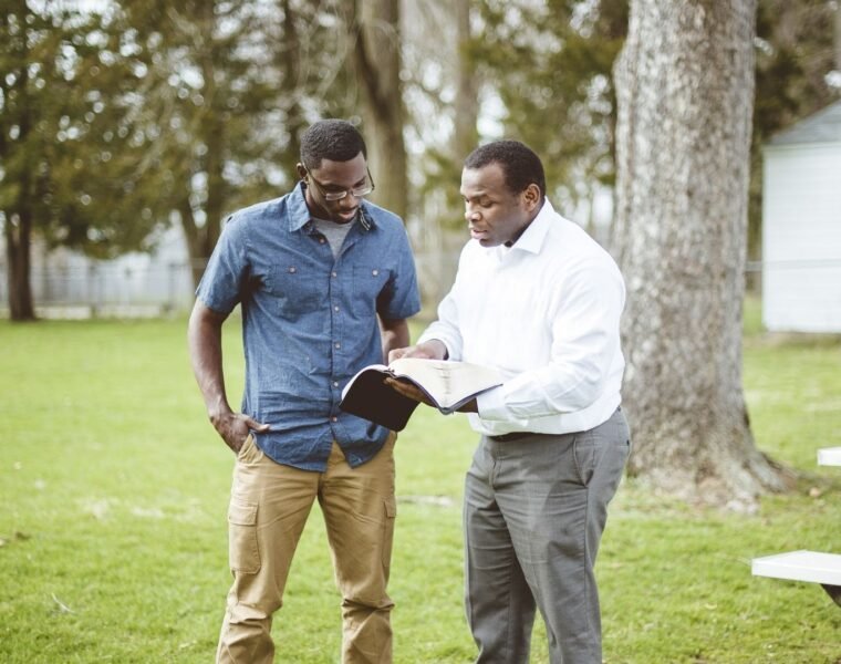 Pastor with a congregate