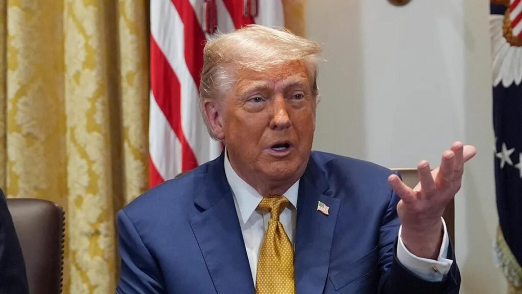 President Donald J.Trump in the white house
