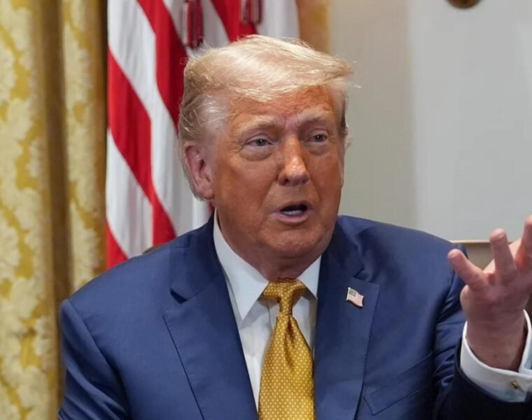 President Donald J.Trump in the white house